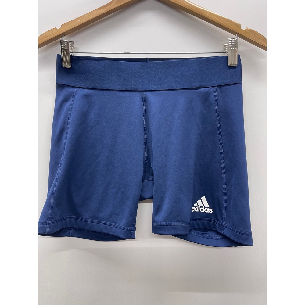 Adidas Aeroready Navy Blue Volleyball Compression Shorts 5 Inch Inseam Womens M